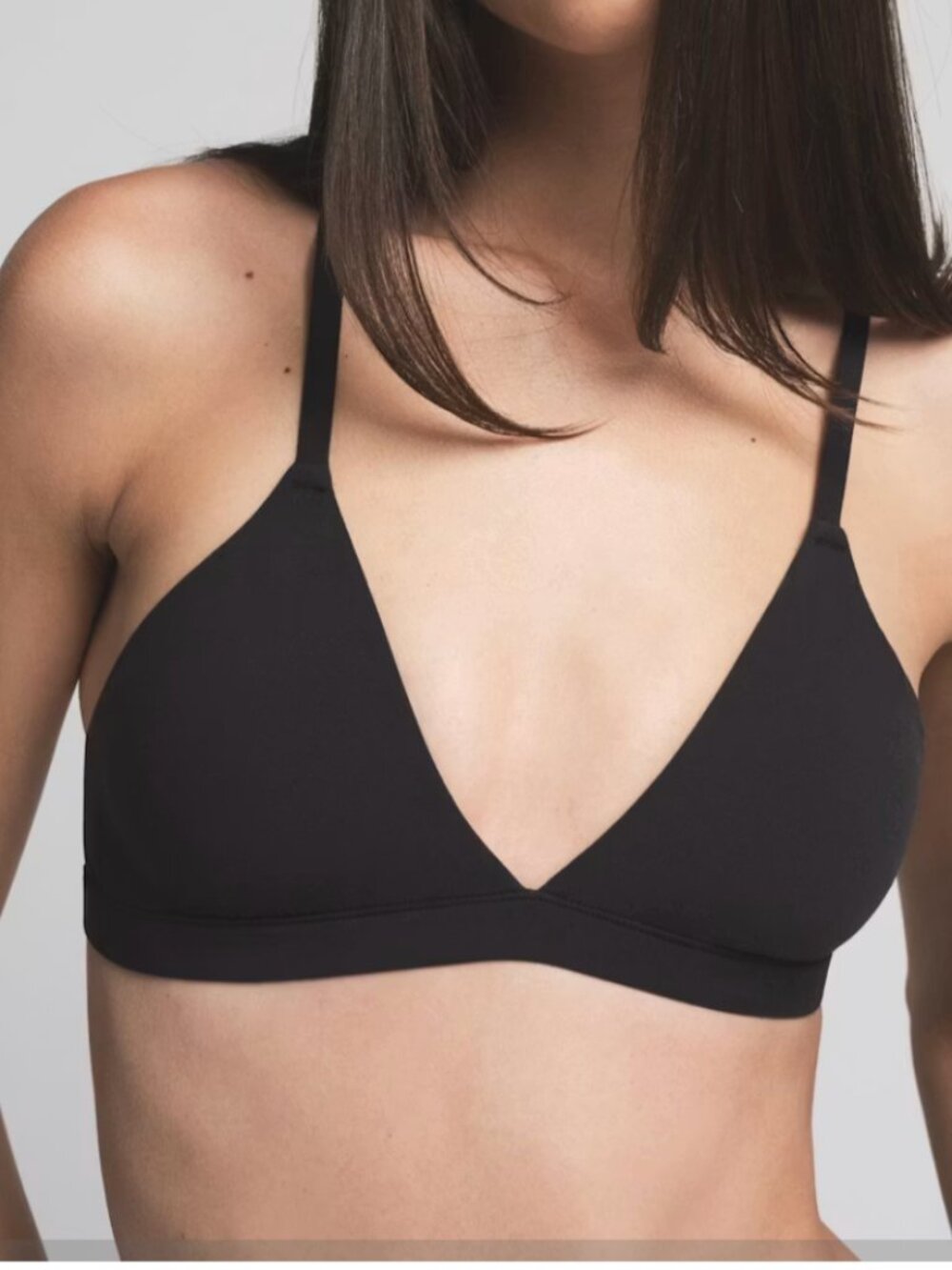 Bundle 3-Pack SKIMS Triangle Bralettes L Black Tan NWOT